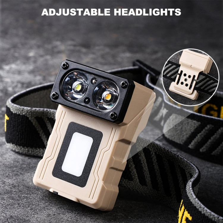 HW-213 Multi-function Rotating Sensing Cap Clip Work Light