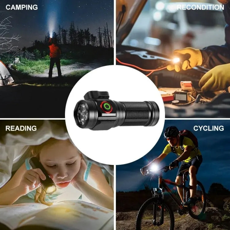 W5183 4 LEDs Highlight Mini Rechargeable Flashlight My Store