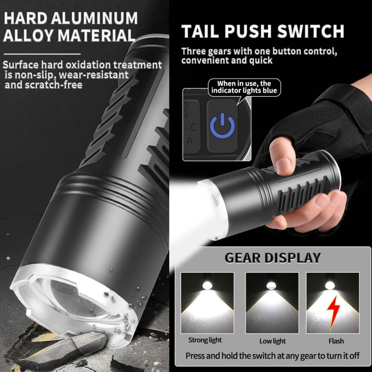 S2302 30W 1600LM High Power Telescopic Zoom Flashlight My Store