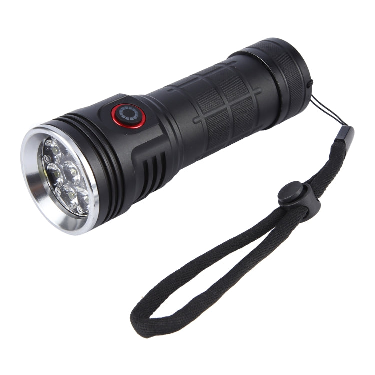 W5204 8 LEDs 3100LM High Brightness Rechargeable Flashlight My Store