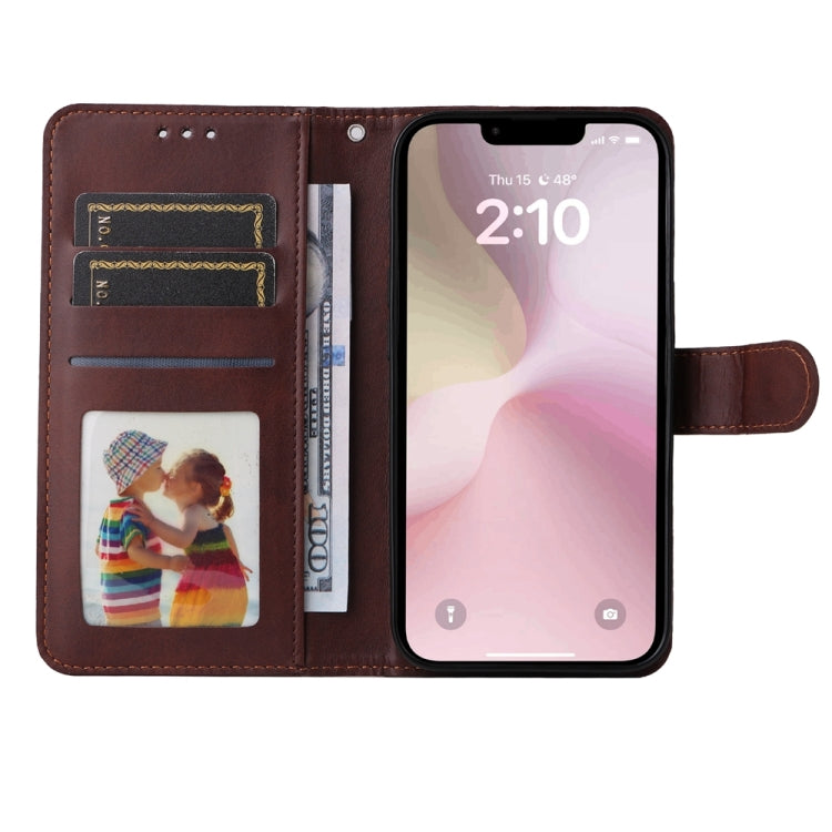 Classic Calf Texture Flip Leather Phone Case