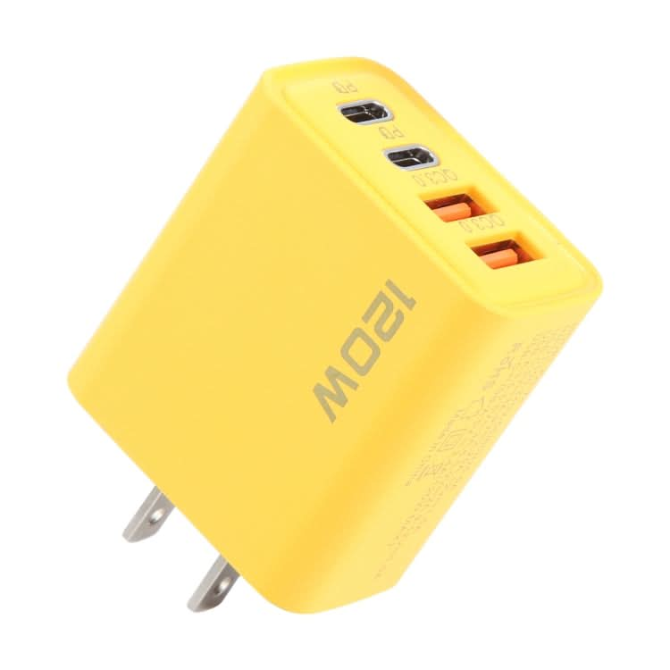 KO-71 120W Dual PD Type-C + Dual QC3.0 USB Multi Ports Charger