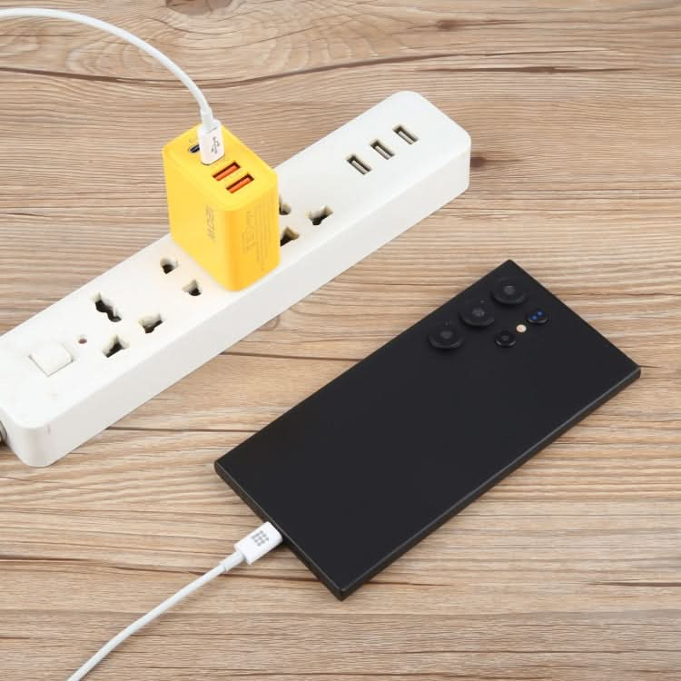 KO-71 120W Dual PD Type-C + Dual QC3.0 USB Multi Ports Charger