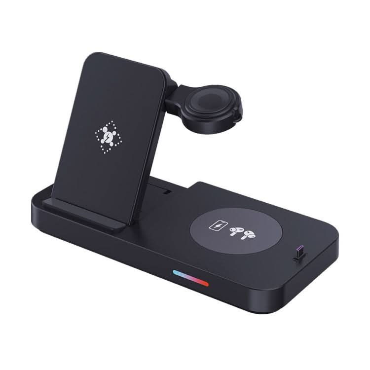 3 in 1 15W Earphones/Phones/Watch Fold Wireless Charger Stand