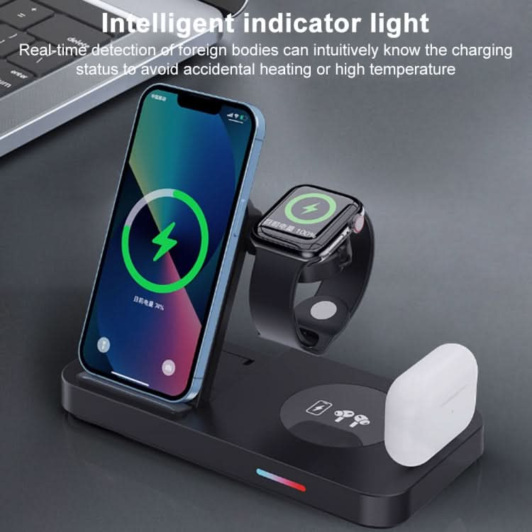 3 in 1 15W Earphones/Phones/Watch Fold Wireless Charger Stand