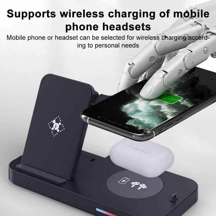 3 in 1 15W Earphones/Phones/Watch Fold Wireless Charger Stand