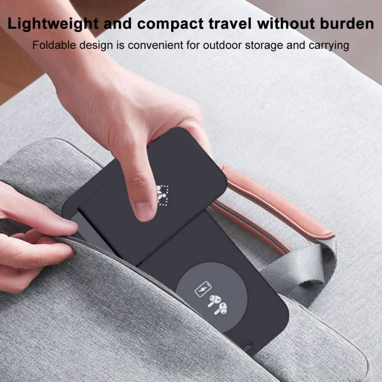 3 in 1 15W Earphones/Phones/Watch Fold Wireless Charger Stand