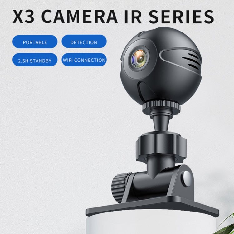 X3 Wireless Mini DV WiFi IP Camera, Support Night Vision / Motion Detection Reluova