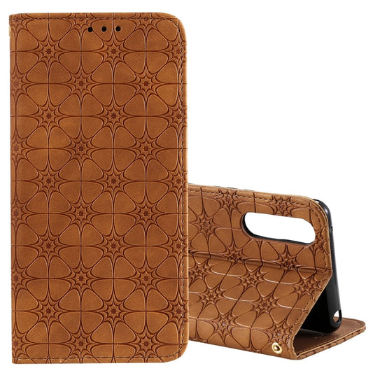 Lucky Flowers Embossing Pattern Magnetic Horizontal Flip Leather Case with Holder & Card Slots, Series 2 My Store