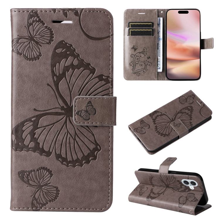 3D Butterfly Embossed Pattern Flip Leather Phone Case, Series 1