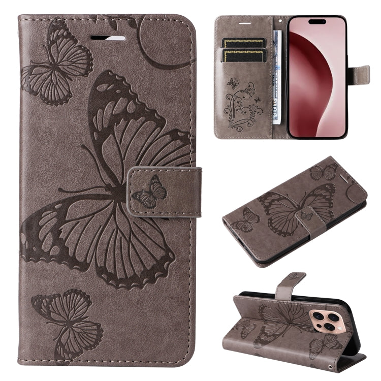 3D Butterfly Embossed Pattern Flip Leather Phone Case, Series 1