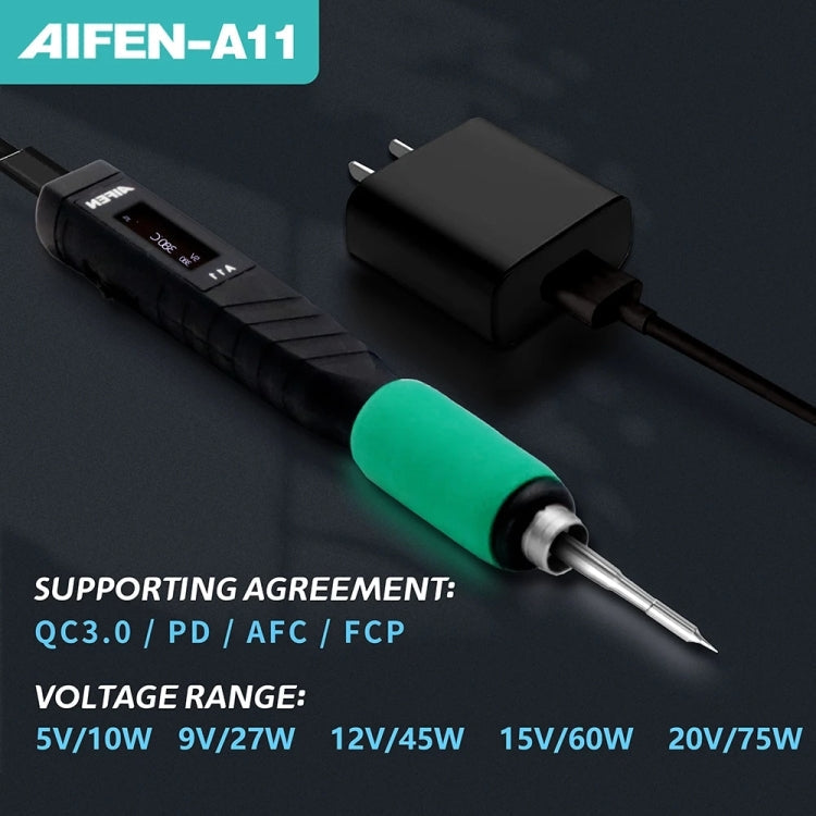 Aifen A11 Portable USB Charging Soldering Station with C210 Handle