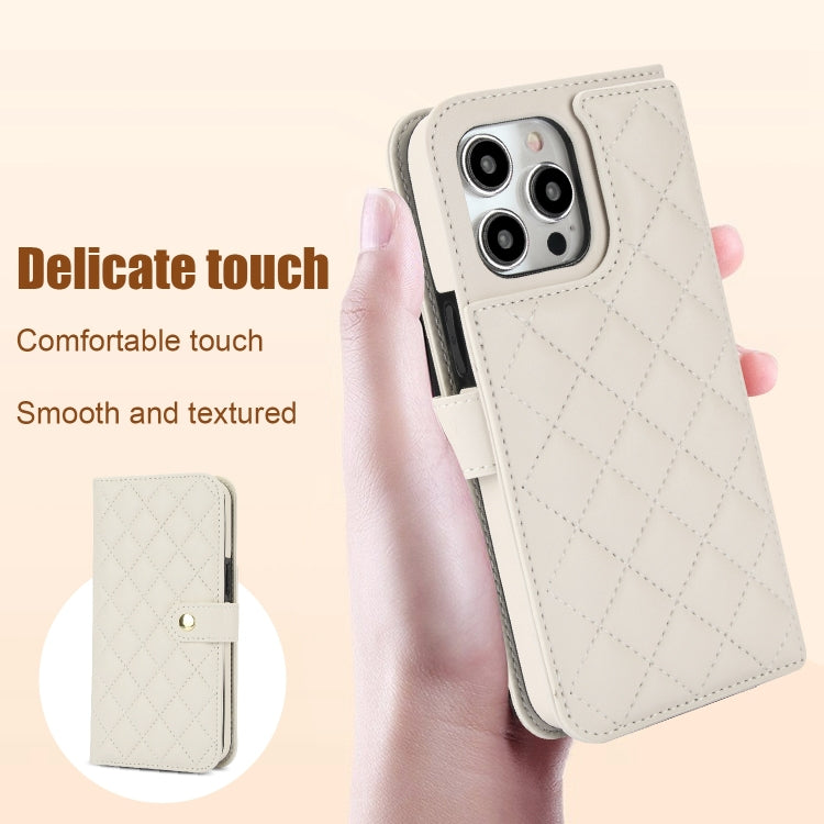 Crossbody Multifunction Rhombic Leather Phone Case, Series 4