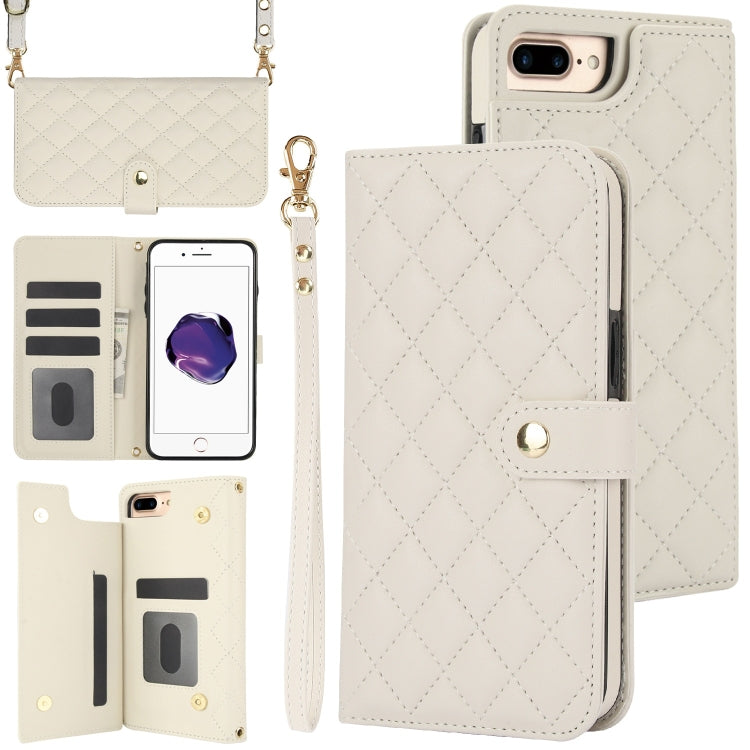 Crossbody Multifunction Rhombic Leather Phone Case, Series 6