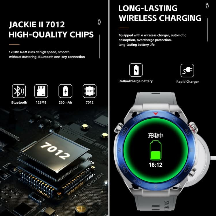 WS-20 1.43 inch IP67 Sport Smart Watch Support Bluetooth Call / Sleep / Blood Oxygen / Heart Rate / Blood Pressure Health Monitor