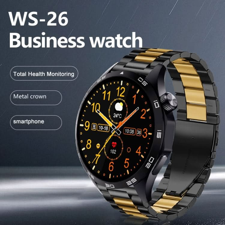 WS-26 1.52 inch IP67 Sport Smart Watch Support Bluetooth Call / Sleep / Blood Oxygen / Heart Rate / Blood Pressure Health Monitor