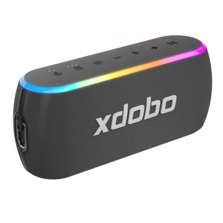 Xdobo X8 III BT5.3 IPX7 Wireless Speaker with RGB Light, Support Bluetooth/TF Card/USB/AUX