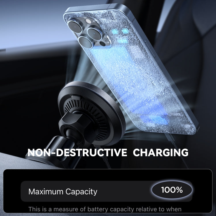 JOYROOM JR-ZS387 Cooling Fan Magnetic Car Wireless Charger Holder