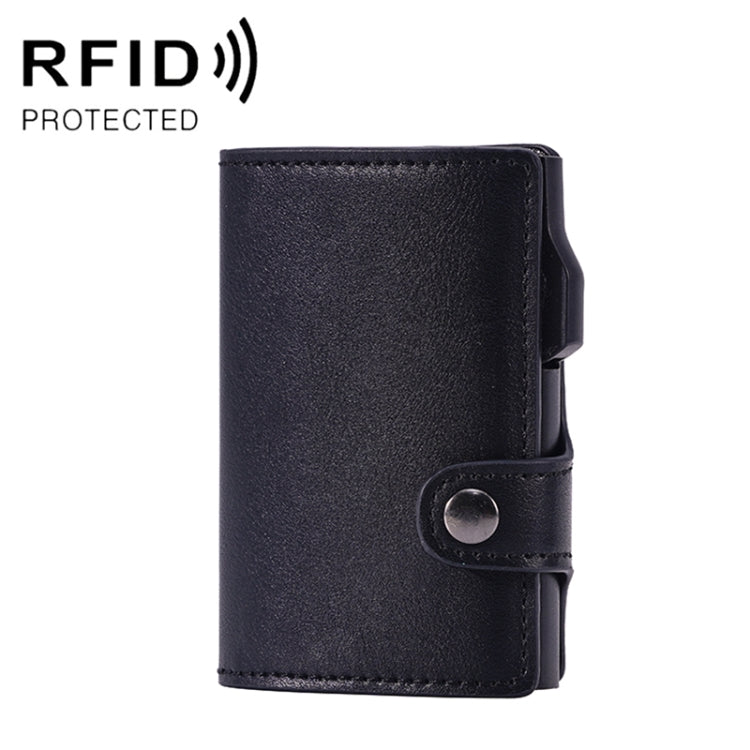 RFID Anti-magnetic Crazy Horse Texture PU Card Bag My Store