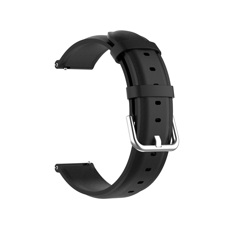 22mm Leather Strap with Round Tail Buckle-Reluova