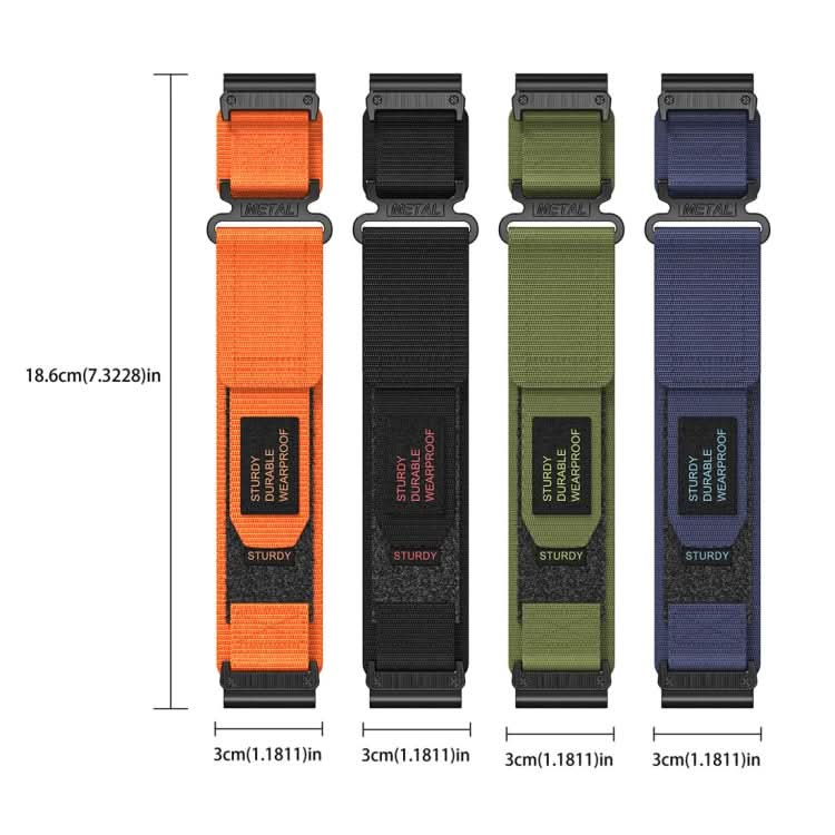 22mm Two-Section Nylon Watch Band-Reluova