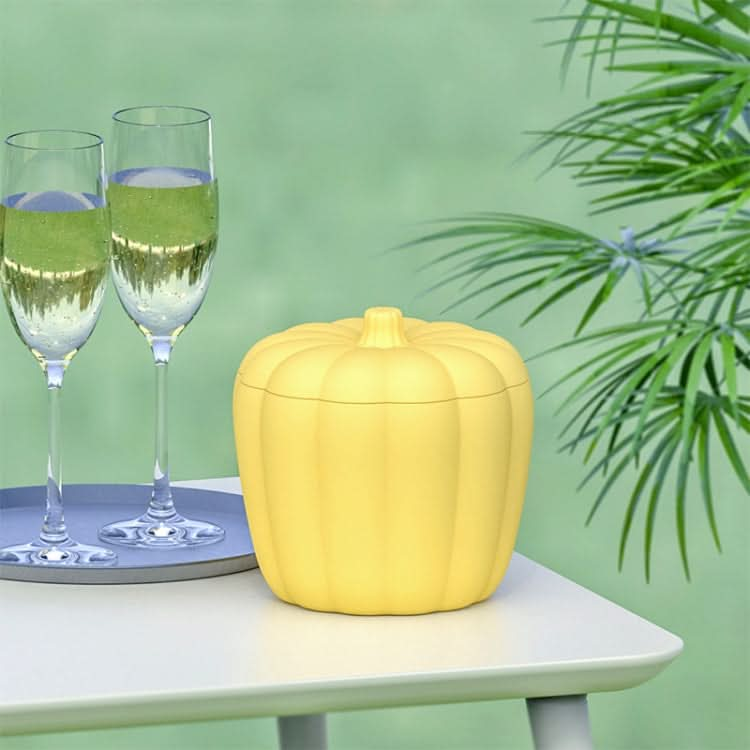 Silicone Pumpkin Double Ice Bucket with Lid - Reluova