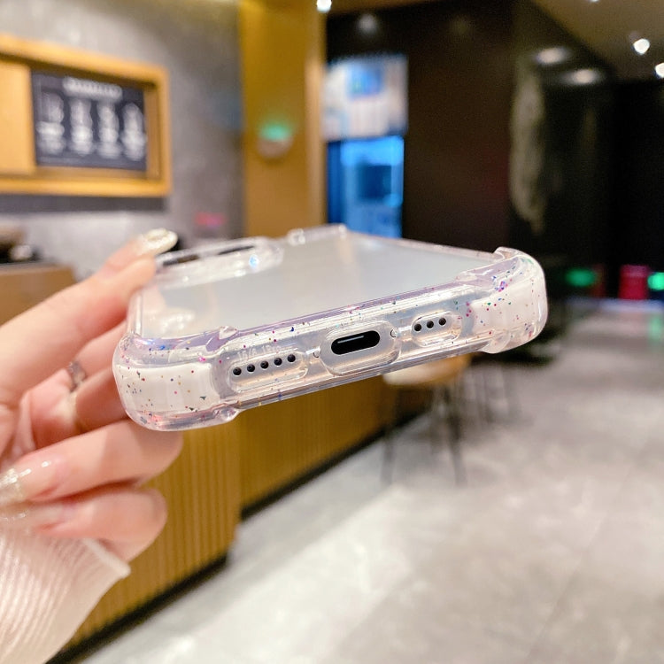 Acrylic Color Point Transparent Phone Case