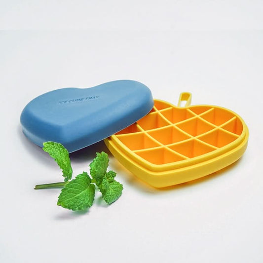 Silicone Heart Shaped Ice Tray with Lid - Reluova