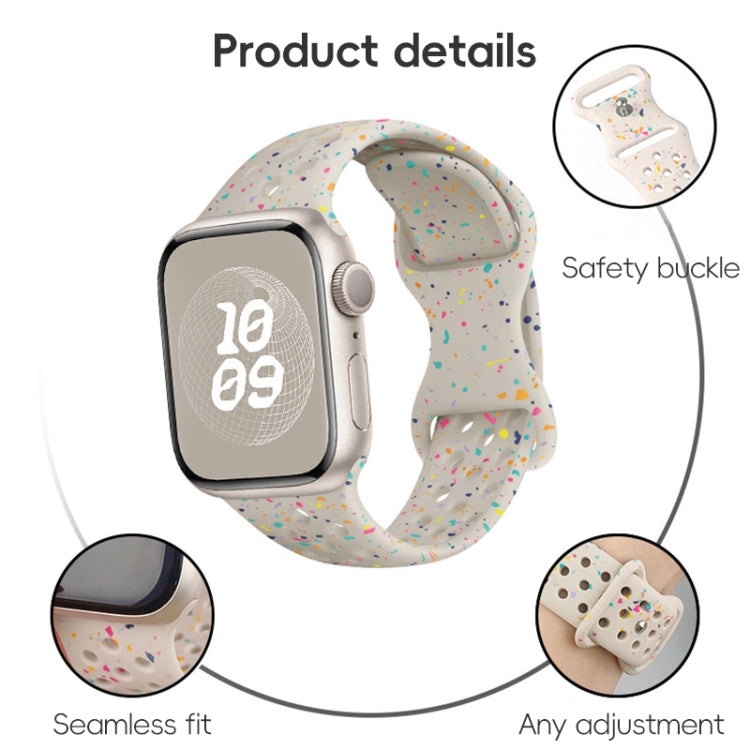 Hole Style Butterfly Buckle Camouflage Silicone Watch Band, Series 1