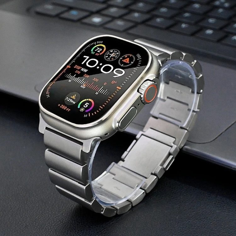 One-Bead Magnetic Buckle Titanium Metal Watch Band, Series 4 My Store