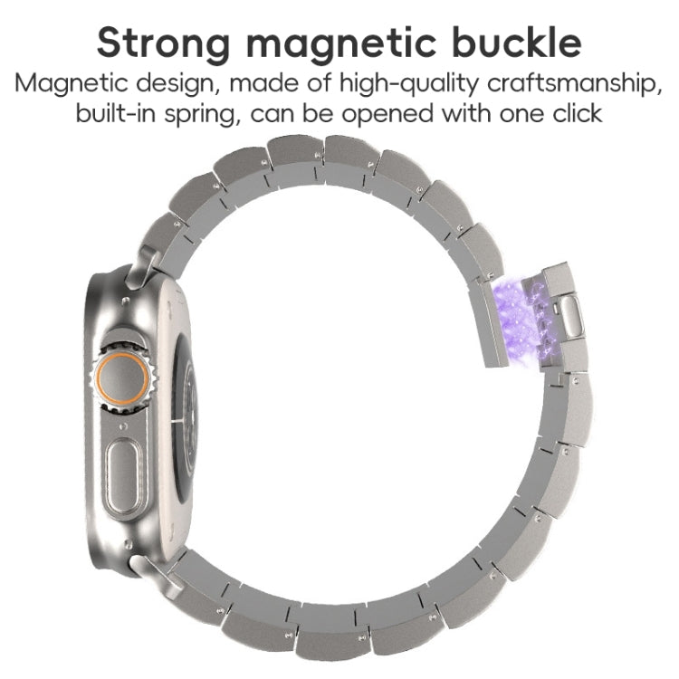 One-Bead Magnetic Buckle Titanium Metal Watch Band, Series 1