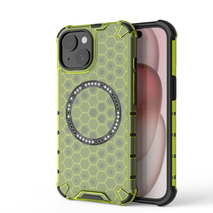 Honeycomb Magnetic Ring Shockproof Phone Case, Series 3