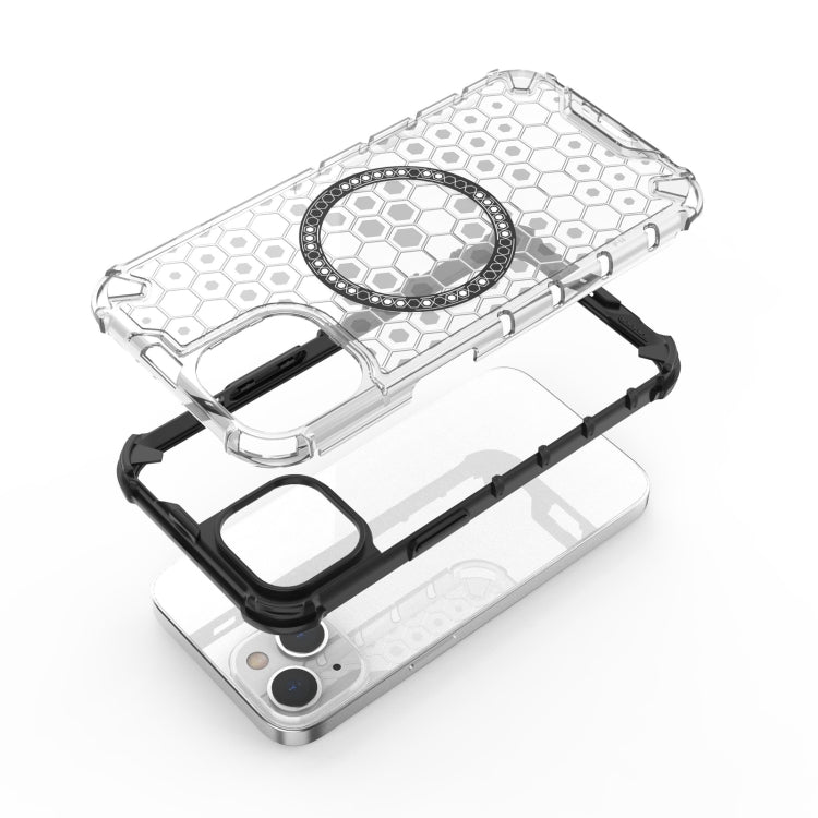 Honeycomb Magnetic Ring Shockproof Phone Case, Series 4