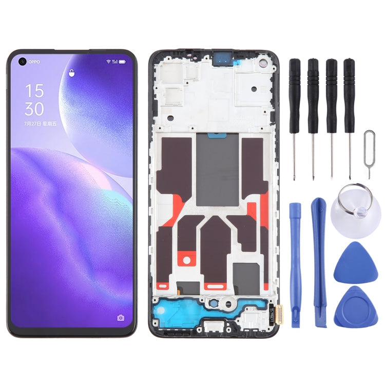 OLED LCD Screen Digitizer Full Assembly with Frame