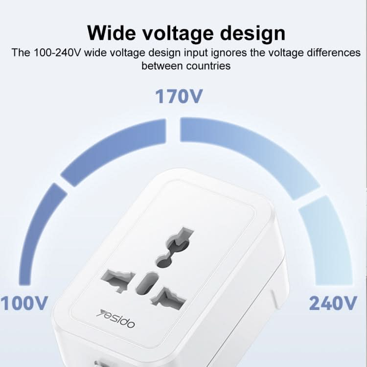 Yesido MC32 Global Universal Plug Adapter