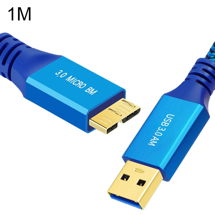 USB 3.0 Male To Micro USB 3.0 Male Braided Cable