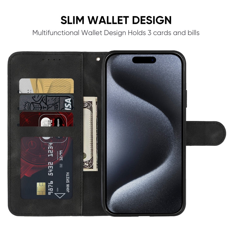 Skin Feel Geometric Lines Leather Phone Case, Series 2