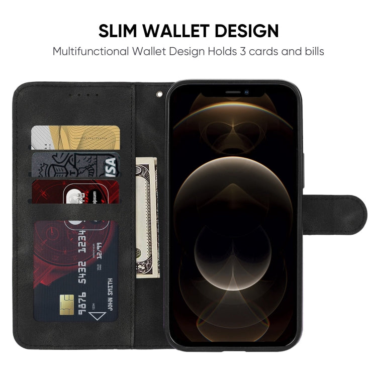 Skin Feel Geometric Lines Leather Phone Case, Series 1