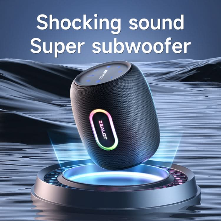 Zealot S64 Shocking Sound Super Subwoofer Bluetooth Speaker with RGB Light