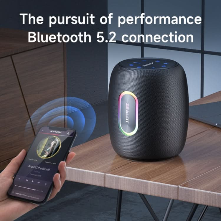 Zealot S64 Shocking Sound Super Subwoofer Bluetooth Speaker with RGB Light