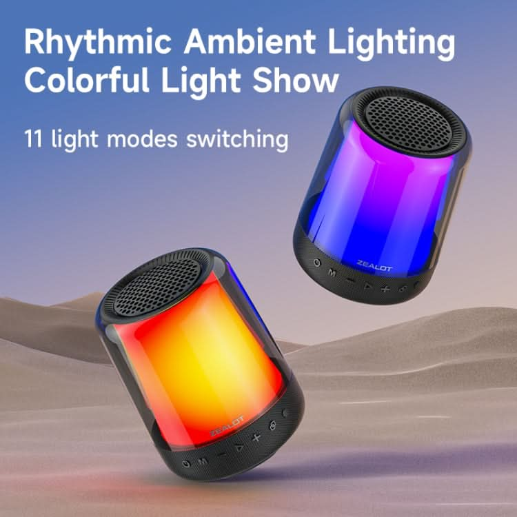 Zealot S66M RGB Rhythmic Light Karaoke Wireless Speaker