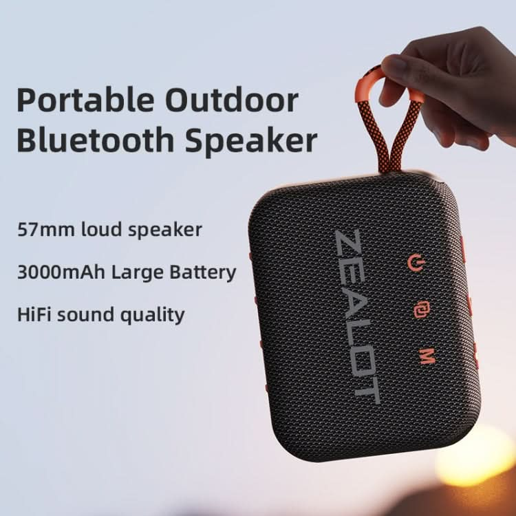 Zealot S75 Portable Outdoor IPX6 Waterproof Bluetooth Speaker