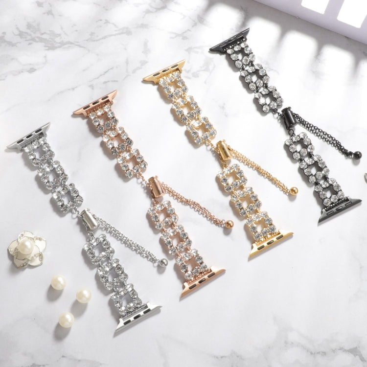 Rhinestone Metal Bracelet Watch Band, Series 1