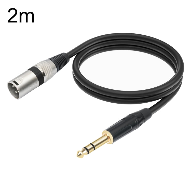 TC145BK55 6.35mm 1/4 TRS Male to XLR 3pin Male Microphone Cable Reluova