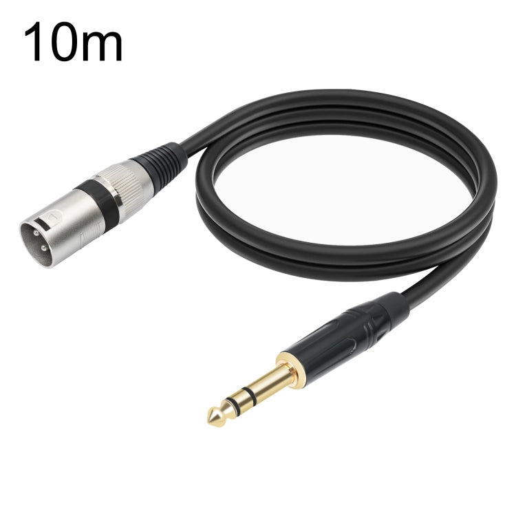 TC145BK55 6.35mm 1/4 TRS Male to XLR 3pin Male Microphone Cable Reluova