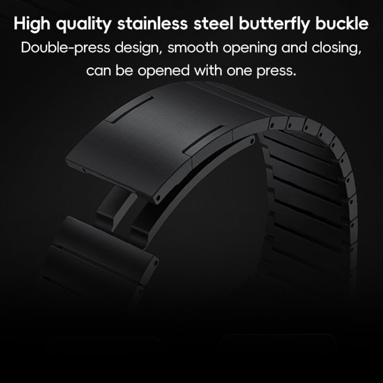 PG60 Single Bead Bamboo Joint Titanium Metal Watch Band, Series 1 My Store