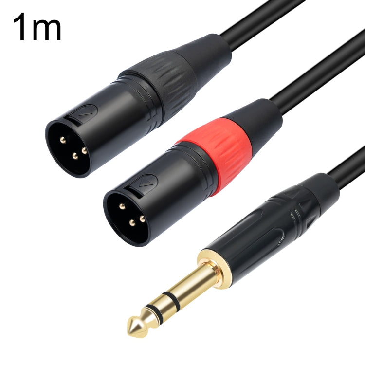 TC145YXK108RE-10 6.35mm 1/4 TRS Male to Dual XLR Male Audio Cable Reluova