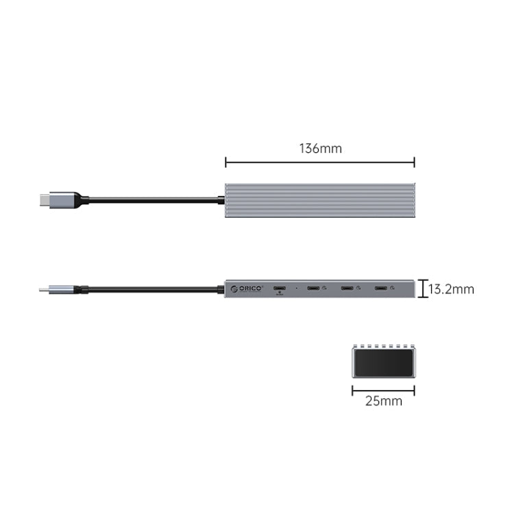 ORICO DHF-4C 4 in 1 USB-C / Type-C Interface Multifunctional Docking Station HUB My Store