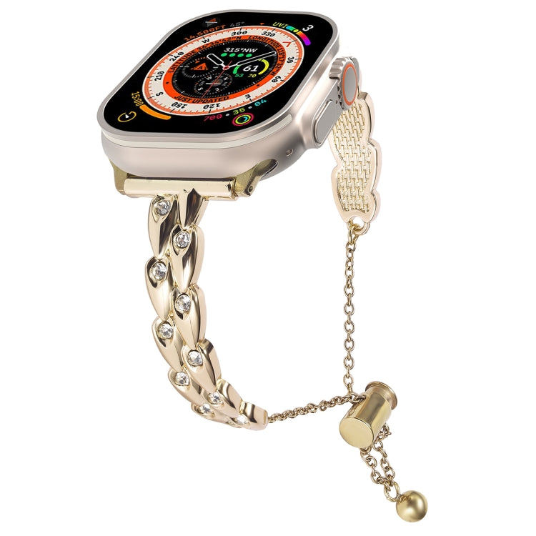 Rhinestone Peacock Metal Bracelet Watch Band, Series 1