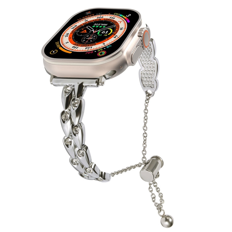 Rhinestone Peacock Metal Bracelet Watch Band, Series 1